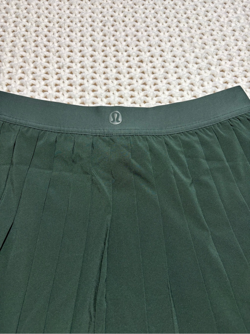 NWT lululemon legacy green high rise pleated tennis skirt size 8 - Picture 5 of 12